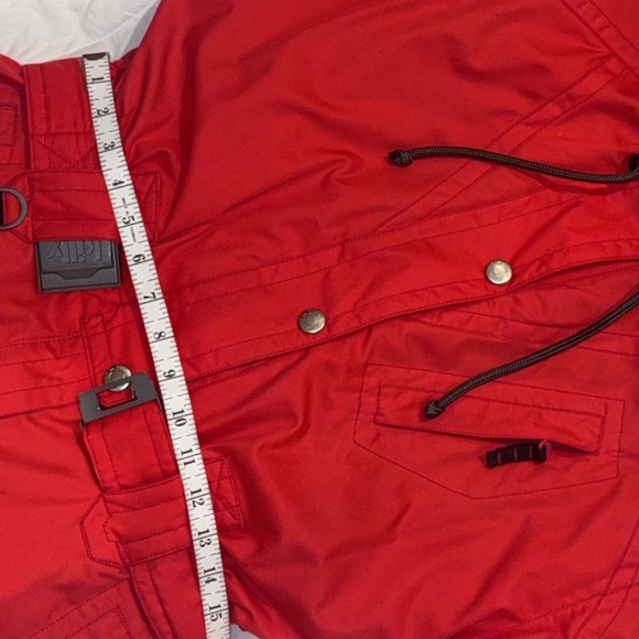 Women’s sz 8 Killy Ski Snowsuit Air & Water A.W.T Retro Red 80s France pristine - Picture 10 of 16